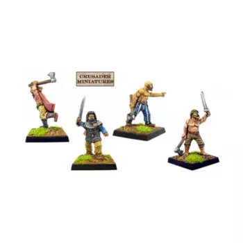 Берсерки, Historical Miniatures - Dark Ages - Vikings (28mm) (Crusader Miniatures)