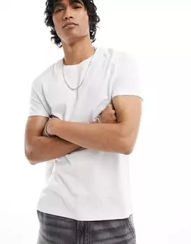 Bershka – Basic – Белая футболка