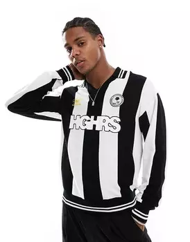 Bershka – Черно-белый свитер-поло