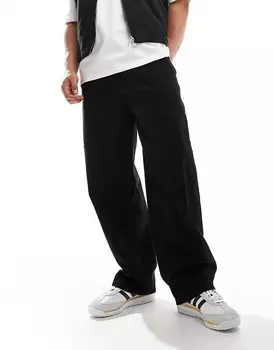 Bershka – черные джинсы-скейтеры