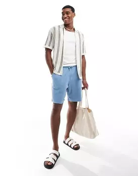 Bershka – Рубашка в белую полоску крючком