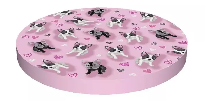 Bertoni RING, Круглая подушка для стула, декоративная водонепроницаемая подушка для сиденья с рисунком, 40 см x 4 см SWEETY