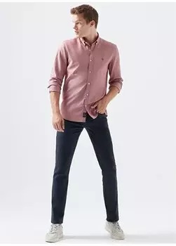 Бесцветные мужские джинсовые брюки удобной посадки Marcus Blue 0035132609 Mavi