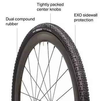 Бескамерные шины Рамблер Maxxis, цвет Black/Dual Compound/EXO