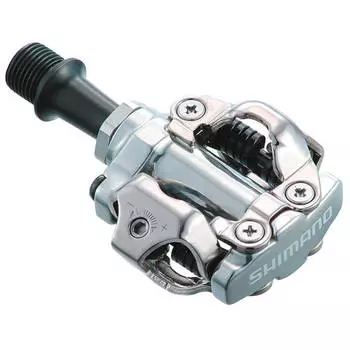Бесклипсовые педали Shimano PD M 540 SPD, серебряный