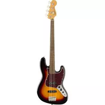 Бесладовая бас-гитара Fender Squier Classic Vibe '60s Jazz Bass Sunburst