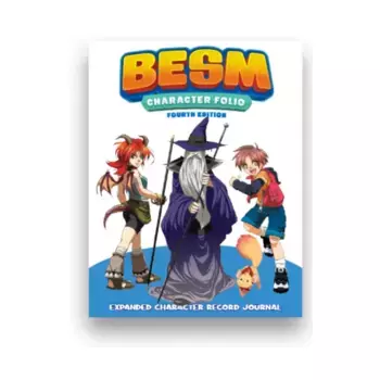 BESM Character Folio, BESM Role Playing Games (Big Eyes, Small Mouth) 4th Edition (Dyskami Publishing), мягкая обложка