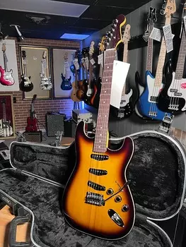 Бесплатная доставка Бесплатный чехол! Новый 2022 Fender Aerodyne Stratocaster Hot Rod Burst