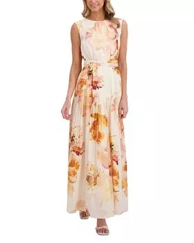 Бесплатное платье макси с запахом на талии Ted Baker, оранжевый