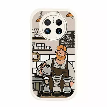 Бесплатный легкий чехол для телефона Free Light, Zyg- white D-81942- barista white background