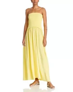 Бесплечее платье Soglio - эксклюзив Solid & Striped, желтый