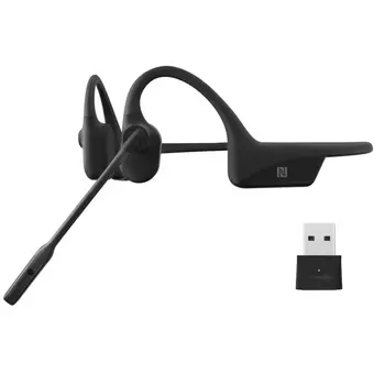 Беспроводная гарнитура Shokz OpenComm UC с костной проводимостью USB-A, черный