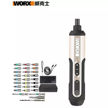 Беспроводная литиевая электрическая отвертка WORX WX240, электромеханическая отвертка, перезаряжаемая электрическая отвертка