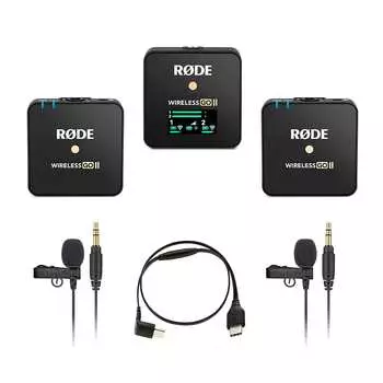 Беспроводная микрофонная система RODE WIGO II, (2) Lav GO, SC16, Cloth