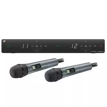 Беспроводная микрофонная система Sennheiser Sennheiser XSW1-825 DUAL-A 2-Channel Wireless Microphone System A Band Frequency