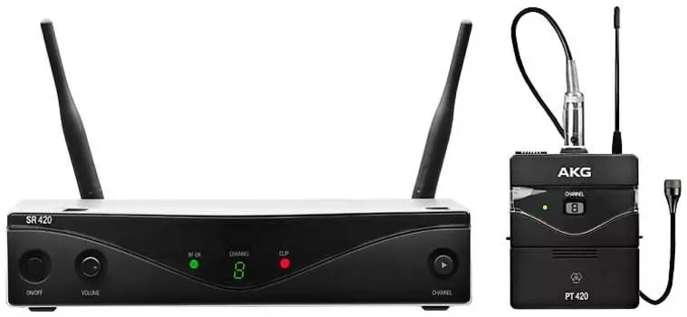 Беспроводная петличная микрофонная система AKG WMS420 Wireless Lavalier Presenter System (Band A)