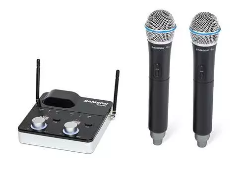 Беспроводная система Samson Concert 288m Dual-Channel Wireless Handheld Microphone System (D Band)