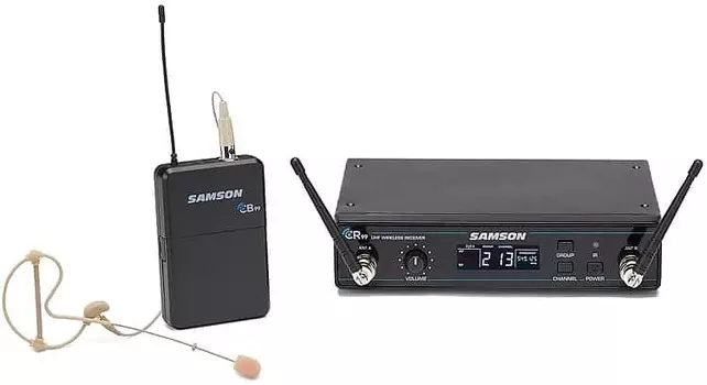 Беспроводная система Samson Concert 99 Frequency-Agile UHF Wireless Earset Mic System - K Band (470–494 MHz)
