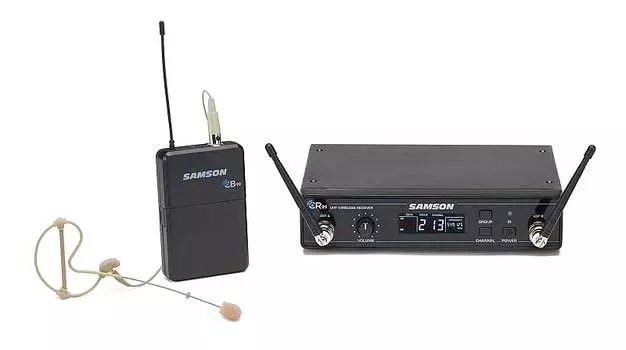 Беспроводная система Samson Concert 99 Frequency-Agile UHF Wireless Earset Mic System - D Band (542–566 MHz)