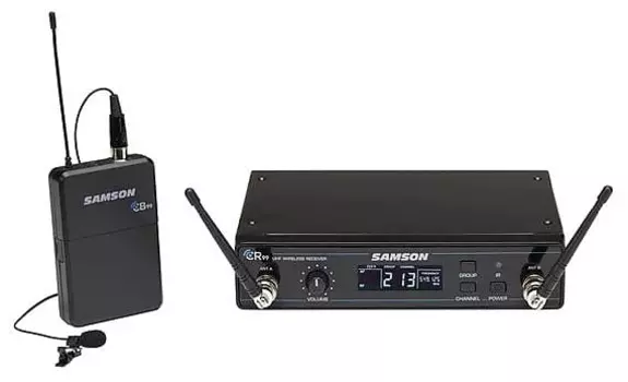 Беспроводная система Samson Concert 99 Frequency-Agile UHF Wireless Lavalier Mic Presentation System - K Band (470–494 MHz)