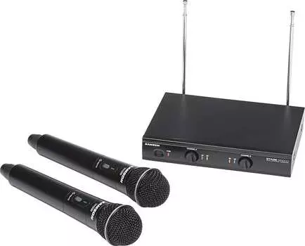 Беспроводная система Samson Stage 200 Dual Channel Wireless Handheld Mic System - D Band