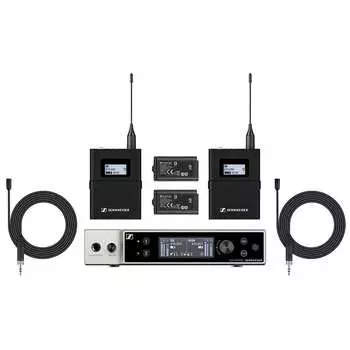 Беспроводная система Sennheiser Sennheiser EW-DX MKE 2 SET - Dual Lavalier Wireless System (Q1-9 Band / 470-550 MHz)
