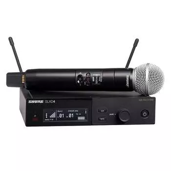 Беспроводная система Shure Shure SLXD24/SM58 Handheld Wireless System with SM58 (J52 Band / 558-616 MHz)