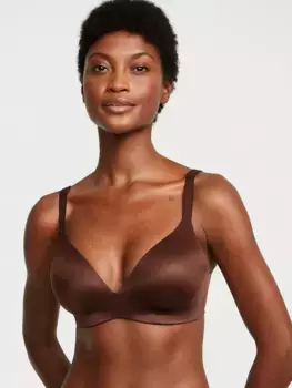 Беспроводной бюстгальтер идеальной формы Infinity Flex Victoria'S Secret Bare, цвет Ganache