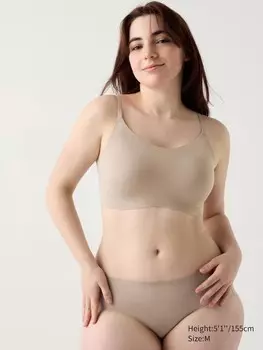 Беспроводной бюстгальтер relax Uniqlo, бежевый