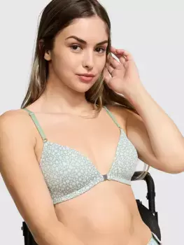 Беспроводной бюстгальтер с застежкой спереди Adaptive Wear Everywhere Pink Wear Everywhere, зеленый