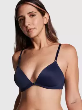 Беспроводной бюстгальтер с застежкой спереди Adaptive Wear Everywhere Pink Wear Everywhere, цвет Midnight Navy