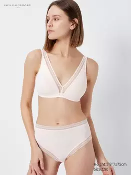 Беспроводной бюстгальтер Uniqlo, белый