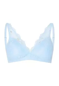 Беспроводной кружевной бюстгальтер с цветочным принтом Empower для женщин Manguun, цвет Clear Sky