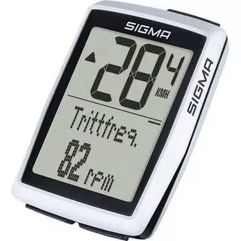 Беспроводной велосипедный компьютер Sigma BC 12.0 WL CAD с датчиком частоты вращения педалей, черный