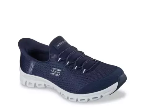 Беспроводные кроссовки с легкой подошвой - женские Skechers, Navy