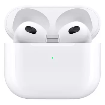 Беспроводные наушники Apple AirPods (3го поколения), беспроводная зарядка, белый