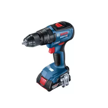 Дрель-шуруповерт аккумуляторная Bosch GSR-18V-50 + двойной аккумулятор, зарядное устройство