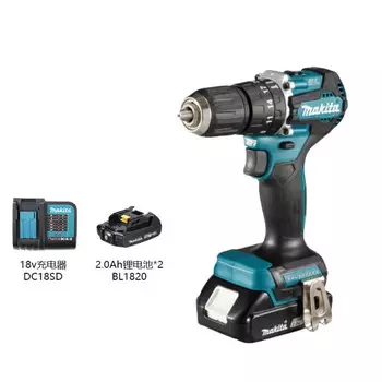 Отвертка электрическая Makita, DDF487SAJ + два аккумулятора 18V/2.0Ah, зарядное устройство