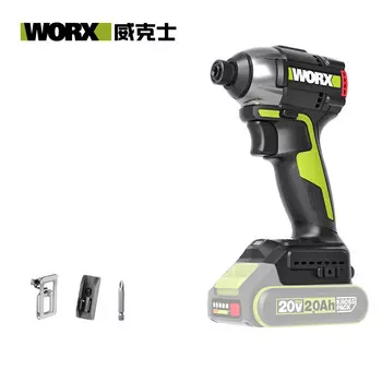 Бесщеточная мини-электрическая отвертка Vickers 20 В WU292D.9 (голый металл), литиевая электрическая ручная дрель, электрическая отвертка WORX