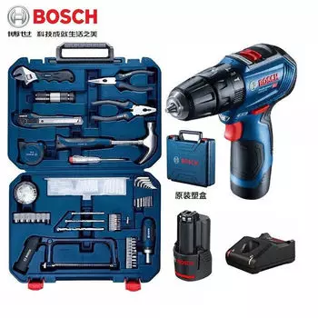 Бесщеточная ударная дрель Bosch Ручная электрическая дрель двойного назначения GSB12V-30 Электрическая отвертка Аккумуляторная дрель Профессиональный набор инструментов
