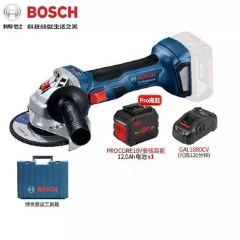 Угловая шлифовальная машина Bosch GWS 180-Li 100 мм + аккумулятор 12.0Ah