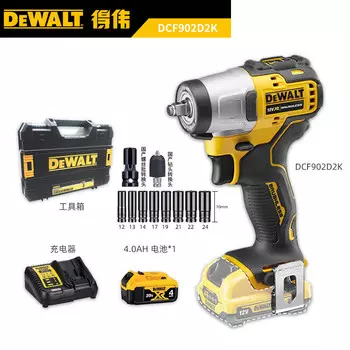Гайковерт ударный Dewalt DCF902 + аккумулятор 4.0Ah, зарядное устройство, насадки