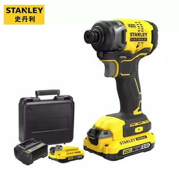 Шуруповерт Stanley SBI810D2K-A9 + два аккумулятора 2.0Ah, зарядное устройство