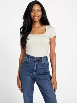 Бесшовная футболка Bria Guess Factory, цвет Over Night Oats