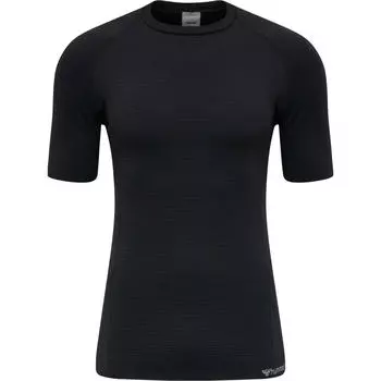 Бесшовная футболка Hmlstroke Футболка S/S для мужчин HUMMEL, черный