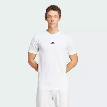 Бесшовная футболка Tennis Pro AEROREADY FreeLift Adidas, цвет White