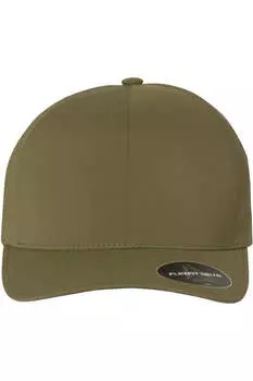 Бесшовная кепка Flexfit Delta, оливковый