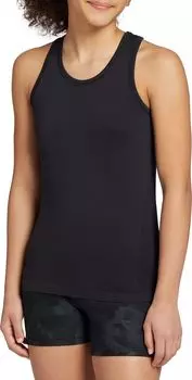 Бесшовная майка Dsg для девочек, черный