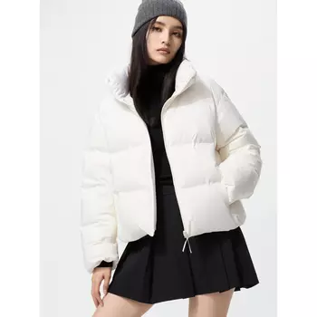 Бесшовная пуховая куртка Uniqlo, 00 белый