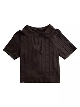 Бесшовная рубашка поло Alala, черный